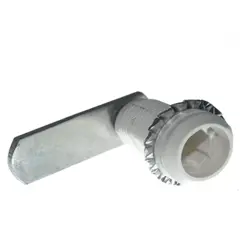 Compartment lock housing barrel shaped - white
