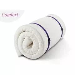 Duvalay Comfort Travel Topper Silver 66cm - 5cm