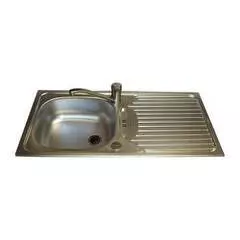 Euroline Caravan Stainless Steel Sink ~~~ Drainer 860mm x 435mm