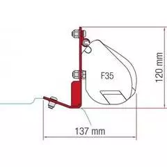 Fiamma F35 Pro Awning Mounting Brackets