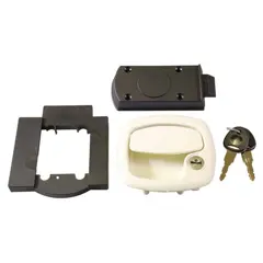 FAP Locker/Garage Door Lock - White