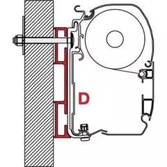 Fiamma Adaptor D 12cm