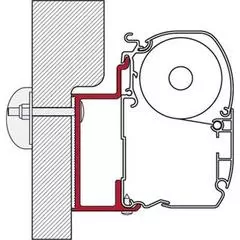 Fiamma Adaptor Eura Mobil Karmann (350cm)