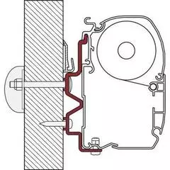 Fiamma Adaptor Rapido 90DF-10-450