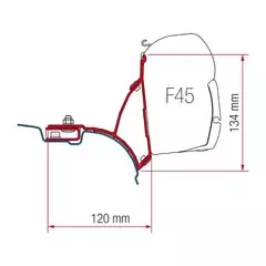 Fiamma Awning Kit VW T5 / T6 Transporter Multivan