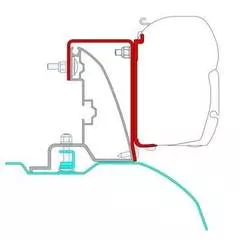 Fiamma Kit Ducato H2 Roof Rail