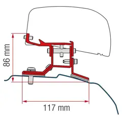 Fiamma Kit for Ford Custom LWB (98655Z045)