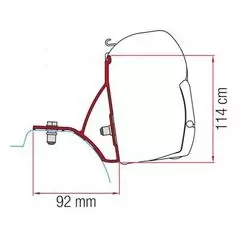 Fiamma Kit Trafic/Vivaro/NV300/Talento >14