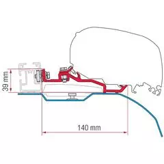 Fiamma Kit Smart Clamp System Ducato F80S