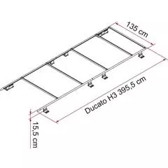 Fiamma Roof Rail Ducato H3