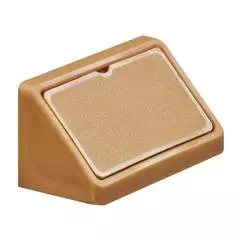 Hafele Furniture Joint Block With Cap In Beige (Single)