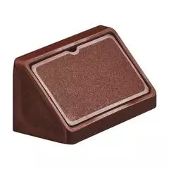 Hafele Furniture Joint Block With Cap In Brown (Single)