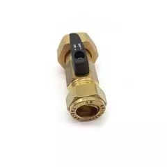 Morco Swivel Gas Isolation Valve 3/4'' x 15mm