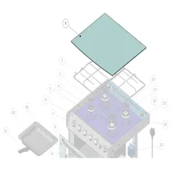 Glass Lid Spinflo Enigma Cooker (direct del)
