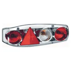 Hella Caraluna II Chrome Left Hand Caravan Cluster Lamp with Fog Light