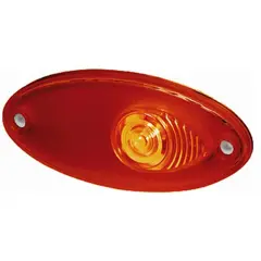 Hella Rear Marker Lamp with Red Reflector
