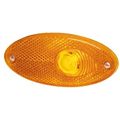 Hella Side Marker Light with Amber Reflector