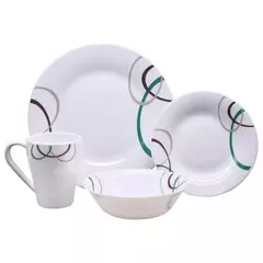 Horizon Orbit – 16 Piece Opalware Dining Set