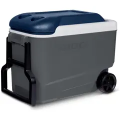 Igloo Maxcold 40QT (38L) Roller Cool Box - Carbon Grey/Blue