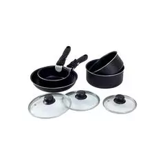 Isabella Stackable pot and frying pan set