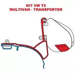 Fiamma Adapter Bracket Kit For VW T5 Multivan Transporter UK