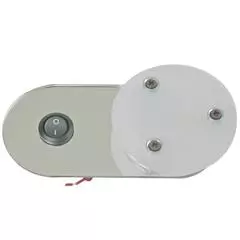 AG LED oval spotlight frosted glass 