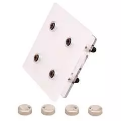 led square lamp with frosted glass lens 