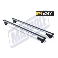 M-Profile Universal Aluminium Roof Bars 1.2m for Integrated Roof Rails