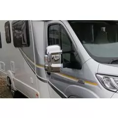 Milenco Motorhome Mirror Covers (Short Arm) - Chrome