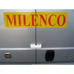 Milenco Van Door Lock Triplepack (special order) White