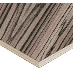 Morland Zebrano Double Sided Furniture Board 2500 x 1220 x 15mm (8 Pack)