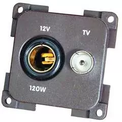 CBE 12V Euro socket+ TV Socket