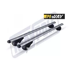 Mway eagle universal aluminium roof bars 1.2m for raised roof rails