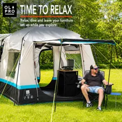 Olpro Snug - Poled Tailgate Campervan Awning
