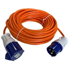 Outdoor Revolution Caravan Mains Extension Cable - 25m 2.5mm 16A
