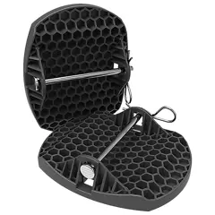 Outdoor Revolution Premium Caravan Jack Pad Feet - Metal Pins (Set of 4)