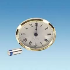 Oval Insert  Caravan Clock 