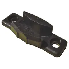 Polyplastic Narrow Black stay/catch lockplate (1 per pack)