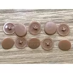 Pozi screw covers - Tan colour