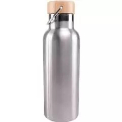 Via Mondo Vacuum Flask 0.5L Stainless Steel/Bamboo