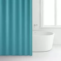 Rayen Shower Curtain Green Dash