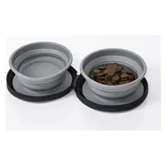 Reimo Twin Foldable Pet Bowls