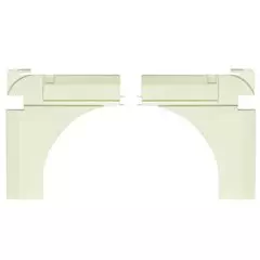 REMIbase 2-Set Corner Frame RAL 9001