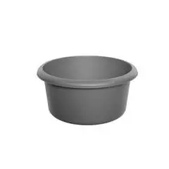 Round washing up bowl Silver (Small)