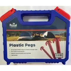 Royal Leisure Plastic Peg Case 7mm x 200mm (Box of 20)