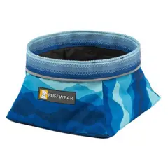 Ruffwear Quencher™ Dog Bowl with Coastal Mountains Print (Medium)