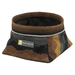 Ruffwear Quencher™ Dog Bowl with Moonlight Mountains Print (Medium)