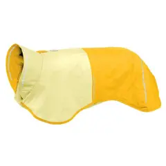 Ruffwear Sun Shower™ Dog Raincoat in Mineral Yellow (Medium)