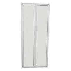 Shower bi-fold door and frame