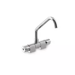 Dometic AC537 - Tap Set - Brass with Chrome Finish
